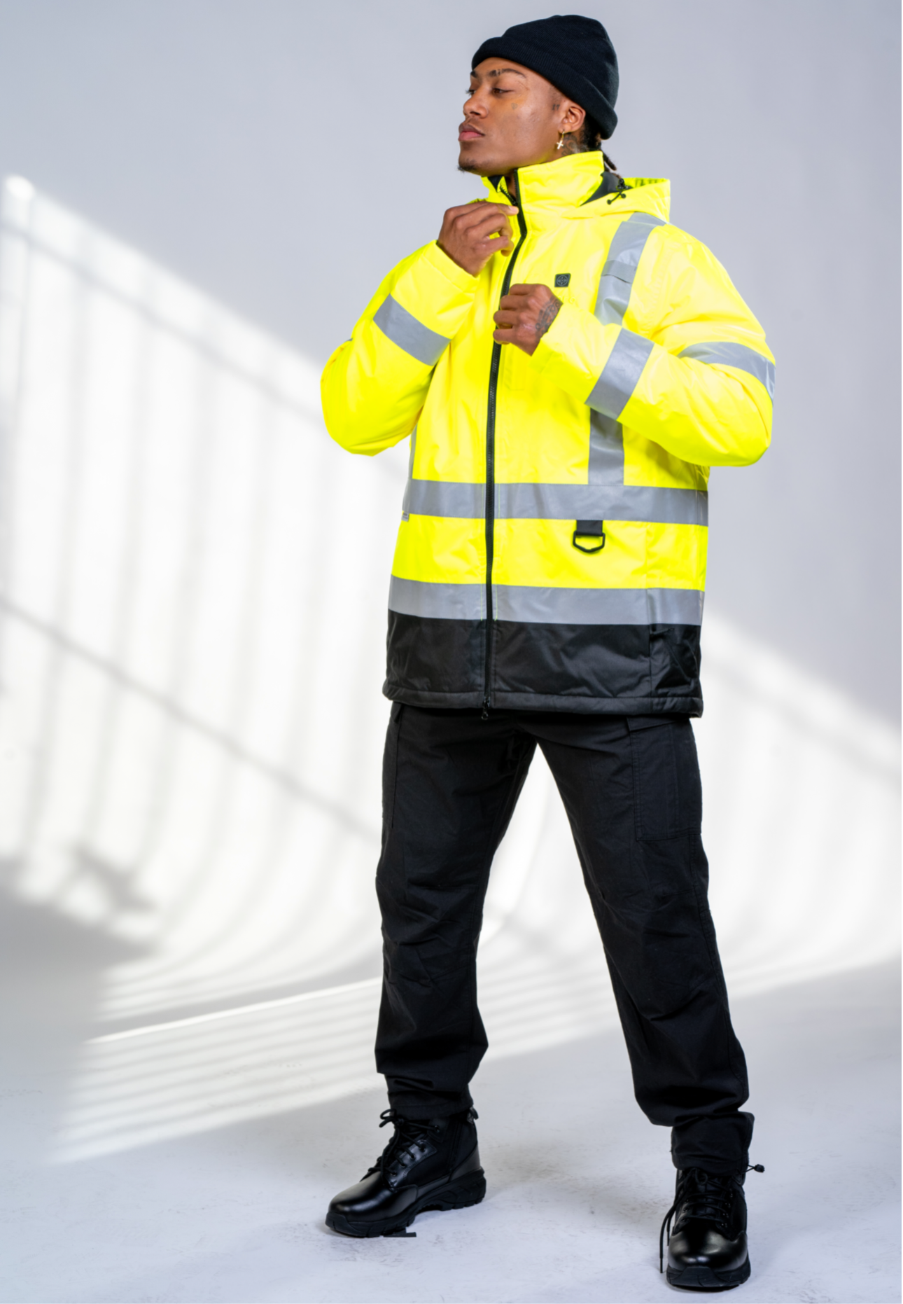 Men’s Heated High-Visibility Work Jacket